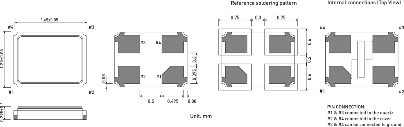 SMD QUARTZ SMD01612-4