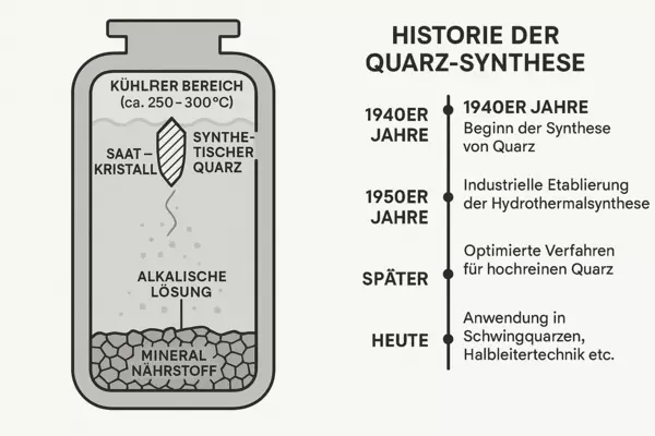 Historie syntézy křemene