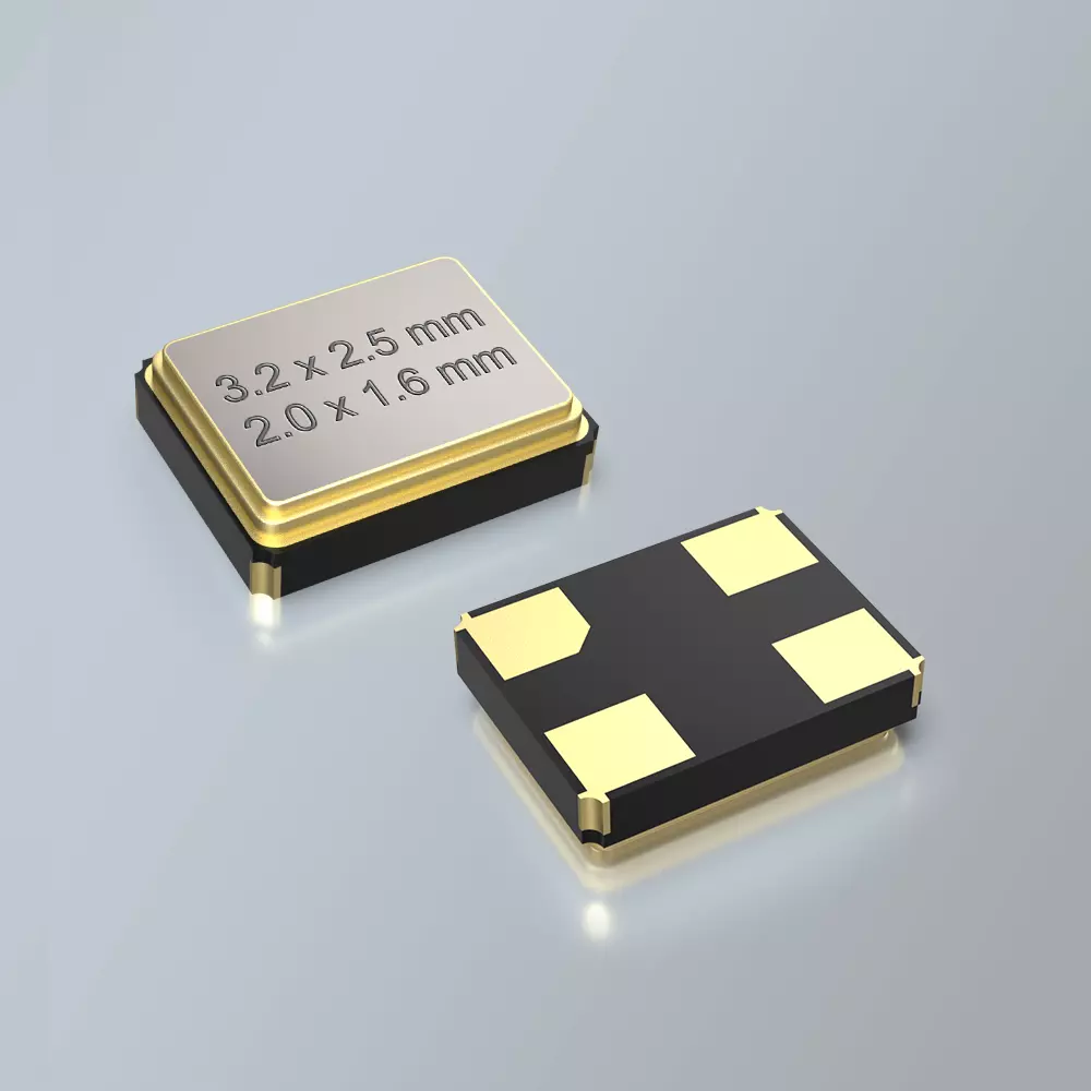 Oscilační krystaly s nízkým ESR 3,2 x 2,5 mm a 2,0 x 1,6 mm KŘEMENNÉ KRYSTALY PRO RYCHLÝ START