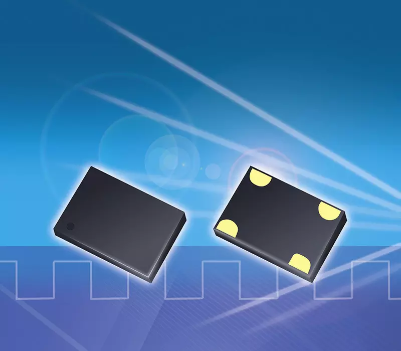 Křemíkový hodinový oscilátor SMD s teplotou od 0/+70°C do -55/+125°C