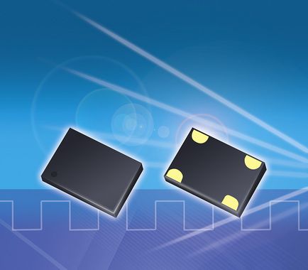 Křemíkový hodinový oscilátor SMD s teplotou od 0/+70°C do -55/+125°C
